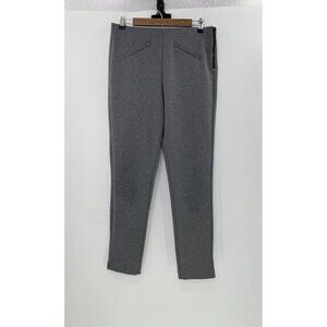 Anne Klein Herringbone Ponte Pants ‎ Knit Stretch Size 12 Office Career Preppy